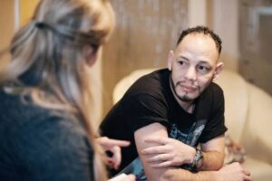 volwassene met faalangst in therapie